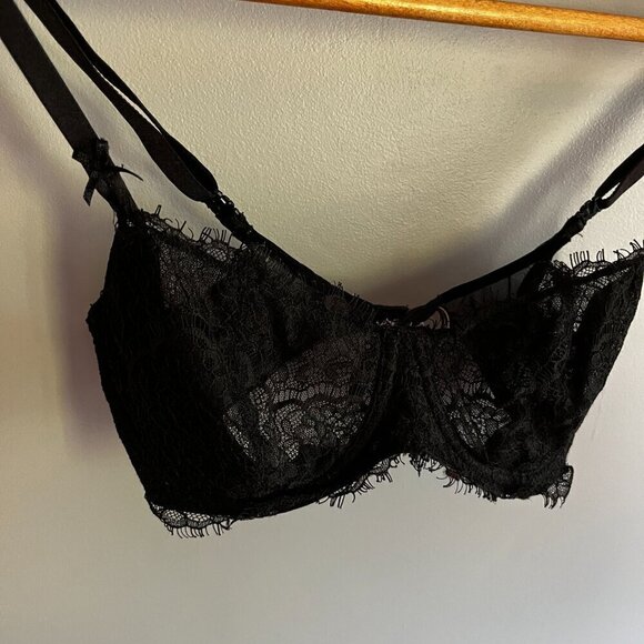 Victoria’s Secret Dream Angels Push-up Without Padding Bra 32D Underwire Black - Picture 3 of 9